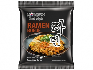 Pre-Cooked Ramen Beef 170g Korean Food Style